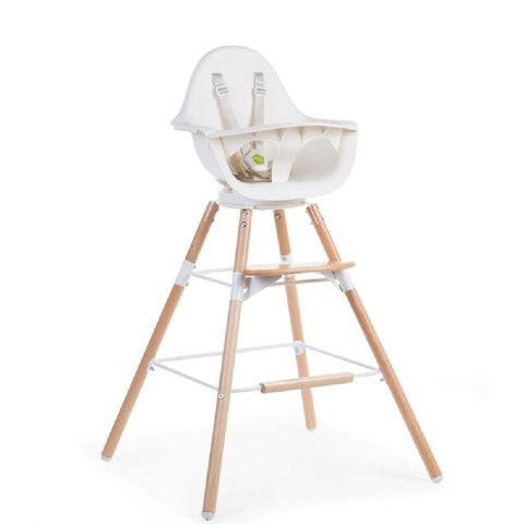 Childhome Krzesełko do karmienia Evolu 2 ONE.80° Natural/White