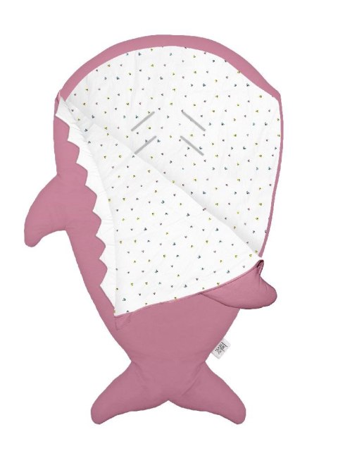 Baby Bites Śpiworek Shark (1-18 m) Flies Pink
