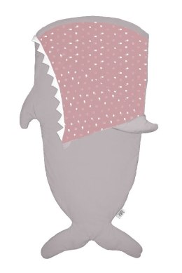 Baby Bites Śpiworek Shark (2-6 l) Pink Clouds Stone/Pink