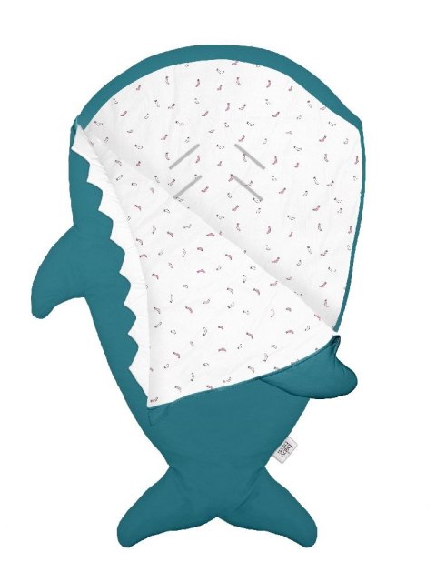 Baby Bites Śpiworek light Shark (1-18 m) Socks Emerald Green