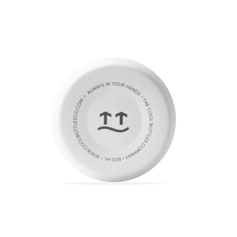 Cool Bottles Butelka termiczna 500 ml Double cool Mono White