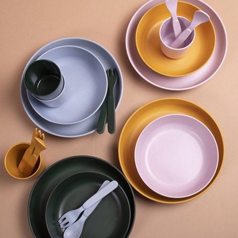 Filibabba Bambusowy zestaw obiadowy Powder Blue