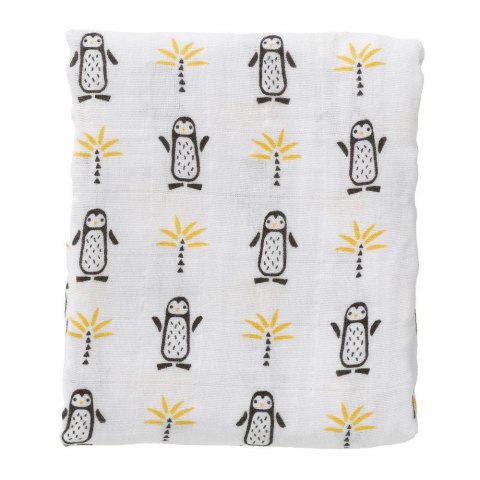 Fresk Pieluszki muślinowe zestaw 2 szt. 70 x 60 cm Pingwin