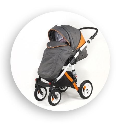 BARLETTA RAINBOW COLLECTION 3W1 ADAMEX wózek dziecięcy - Polski Produkt