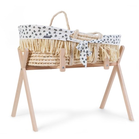 Childhome Kosz Mojżesza Boho z kukurydzy + materacyk