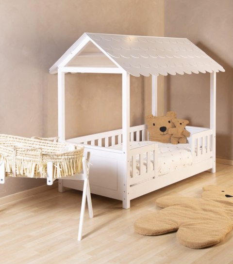 Childhome Kosz Mojżesza Boho z kukurydzy + materacyk