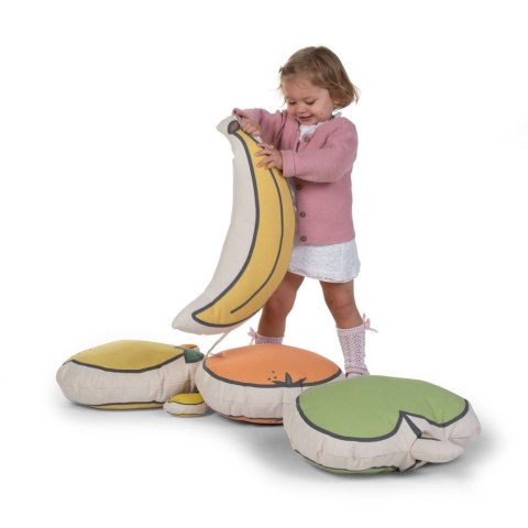 Childhome Poduszka kanwas Cytryna