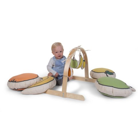 Childhome Poduszka kanwas Cytryna