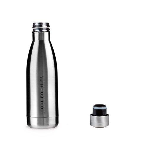 Cool Bottles Butelka termiczna 350 ml Double cool Metallic Silver
