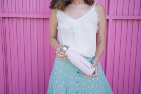 Cool Bottles Butelka termiczna 350 ml Double cool Pastel Pink