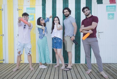 Cool Bottles Butelka termiczna 350 ml Double cool Pastel Pink