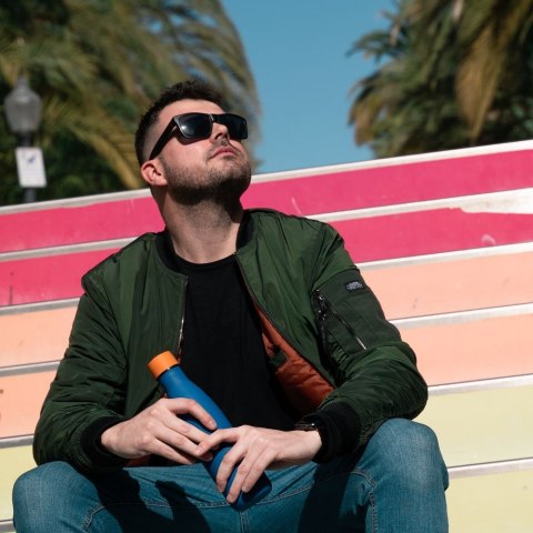 Cool Bottles Butelka termiczna 350 ml Double cool Vivid Blue