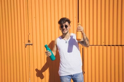 Cool Bottles Butelka termiczna 350 ml Double cool Vivid Orange