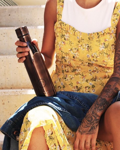 Cool Bottles Butelka termiczna 500 ml Double cool Chrome Graphite