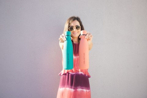 Cool Bottles Butelka termiczna 500 ml Double cool Pastel Coral