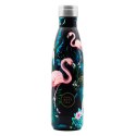 Cool Bottles Butelka termiczna 500 ml Double cool Tropical Flamingo Navy