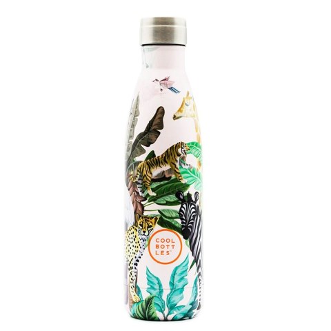 Cool Bottles Butelka termiczna 500 ml Double cool Tropical Jungle Pink