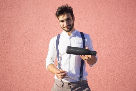 Cool Bottles Butelka termiczna 750 ml Double cool Mono Black