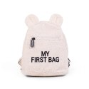 Childhome Plecak dziecięcy My First Bag Teddy Bear White