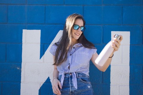 Cool Bottles Butelka termiczna 750 ml Double cool Pastel Pink