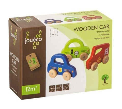 Drewniane auto red