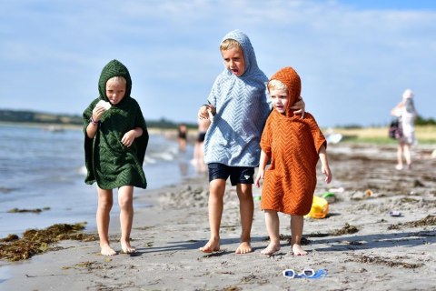 Filibabba Poncho Zigzag Powder Blue