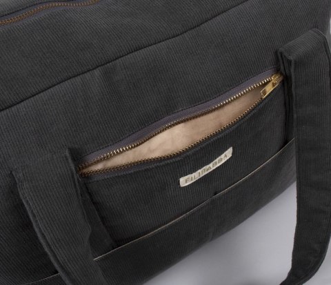Filibabba Torba Nursing bag Sztruks Stone Grey