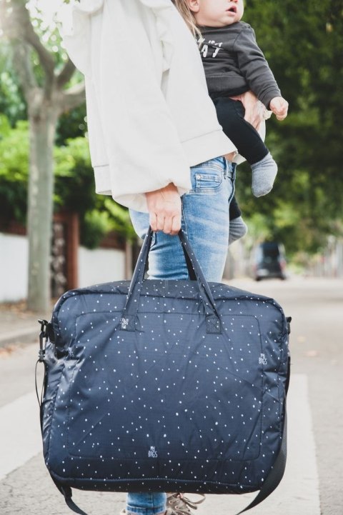 My Bag's Torba Weekend Bag Confetti Black