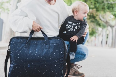 My Bag's Torba Weekend Bag Confetti Black