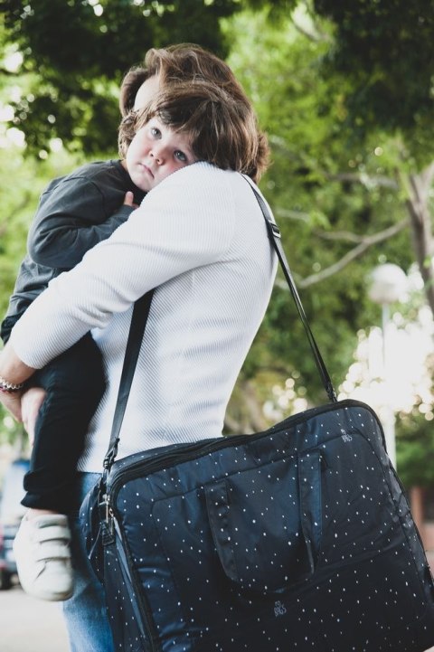 My Bag's Torba Weekend Bag Confetti Black