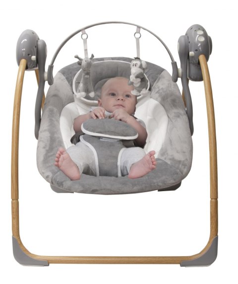 B-Huśtawka Wood Swing Grey
