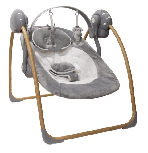 B-Huśtawka Wood Swing Grey