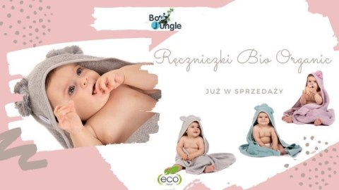 B-Ręcznik kąpielowy Eco organic Rabbit grey