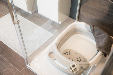 B-Składana wanna prysznicowa Grey/white