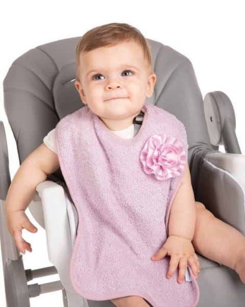 B-Śliniaczek Eco organic Flower pink