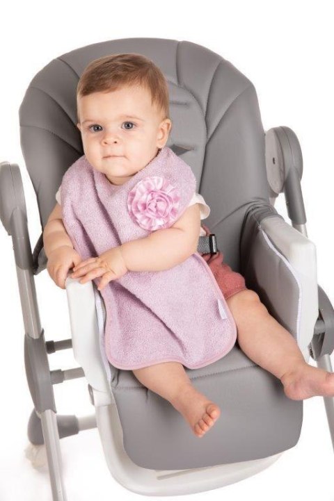 B-Śliniaczek Eco organic Flower pink