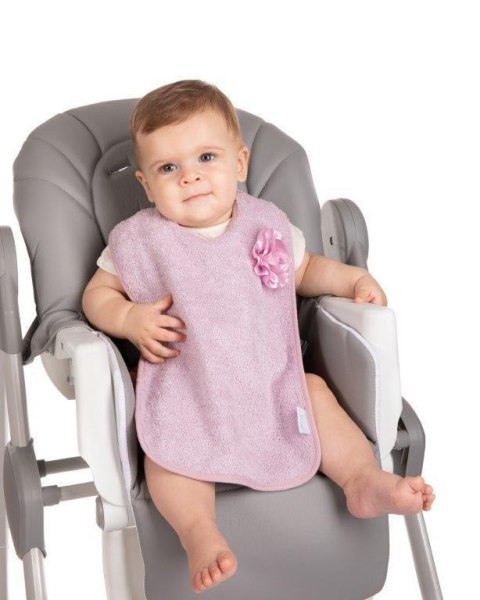 B-Śliniaczek Eco organic Flower pink