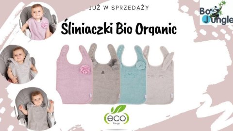 B-Śliniaczek Eco organic Koala grey