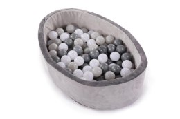 B-Suchy basen z piłkami grey
