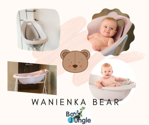 B-Wanienka niemowlęca z wkładką Bear pastel blue m