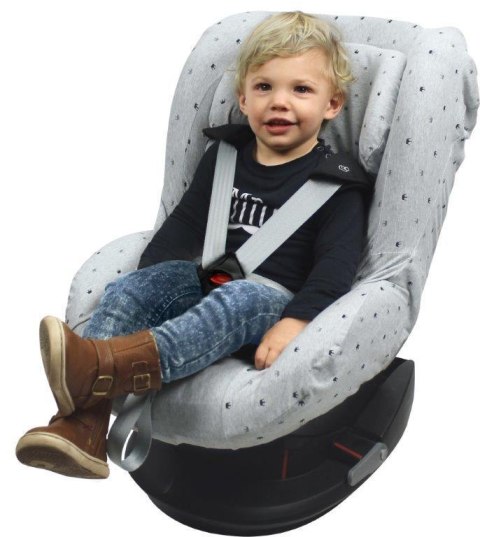 Pokrowiec do fotelika 9-18kg Dooky Light Grey Crow