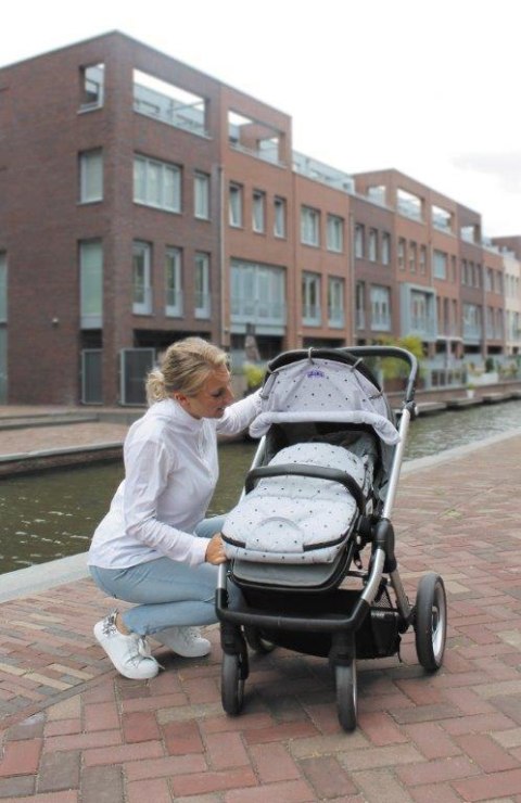 Śpiworek do fotelika 0-9m Crowns grey