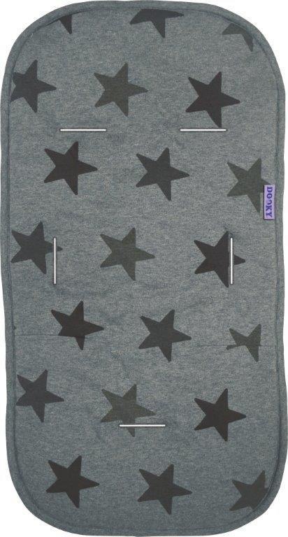 Uniwersalna wkładka do wózka 4w1 Grey Stars Dooky
