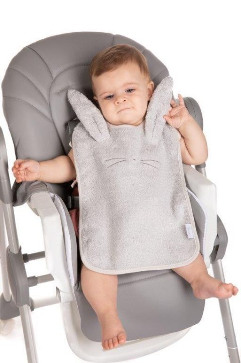 B-Śliniaczek Eco organic Rabbit grey