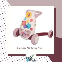 B-Pchacz jeździk interaktywny Aid JUMPY pink