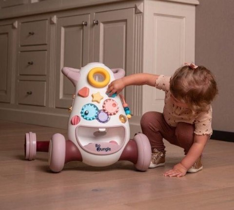 B-Pchacz jeździk interaktywny Aid JUMPY pink