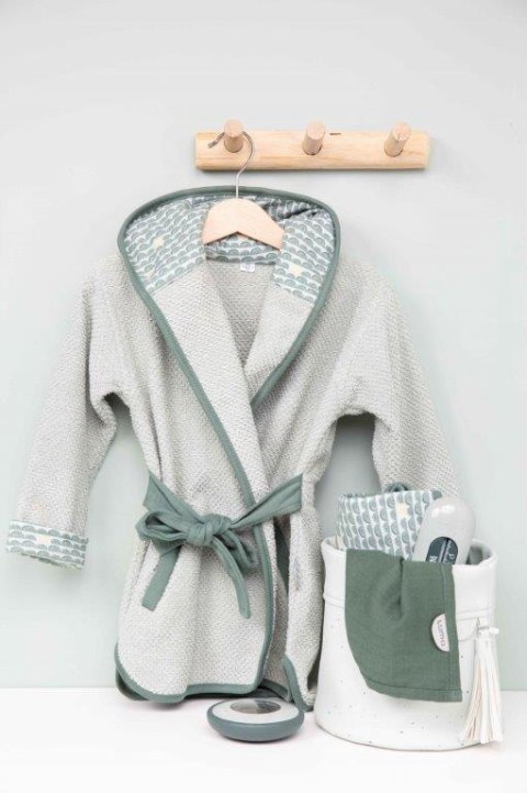 Szlafroczek dziecięcy 86/92 LUMA Bow Deco