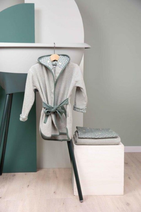 Szlafroczek dziecięcy 86/92 LUMA Bow Deco