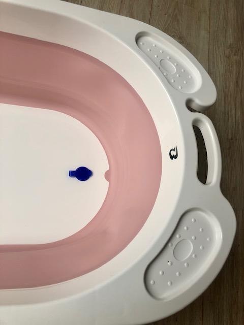 Wanienka składana dla niemowląt Wave Pink TB