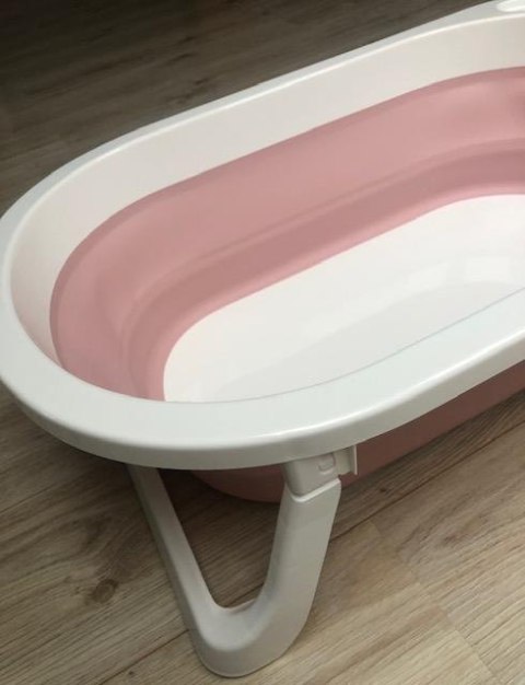 Wanienka składana dla niemowląt Wave Pink TB